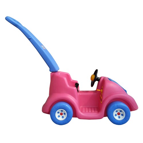 Montable para niños Mini Car Tick Tack Rosa.