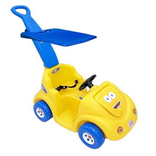 Montable para niños Mini Car Especial Tick Tack Minions con toldo.
