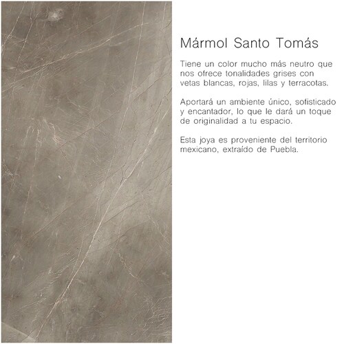 Escritorio MUJU, Linea YAAKUN Cubierta con Màrmol Santo Tomas