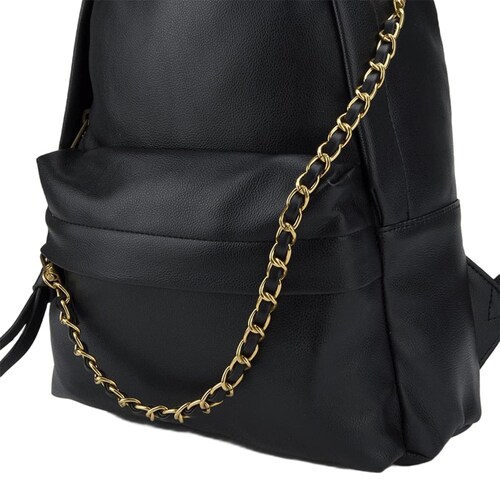 Mochila casual para mujer, color negro, marca Thalia Sodi, tipo backpack, mod. 1041023