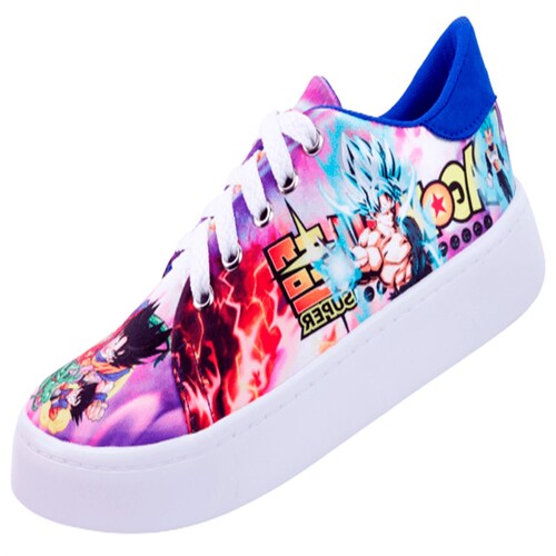 Tenis Gocku Dragon Sayayin Ball Super Anime Agujeta 460-adb.