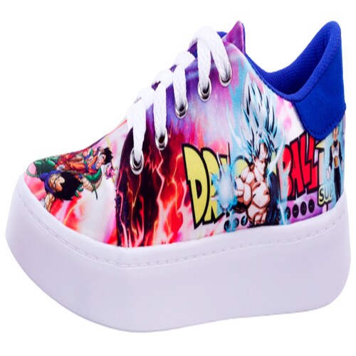 Tenis Gocku Dragon Sayayin Ball Super Anime Agujeta 460-adb.