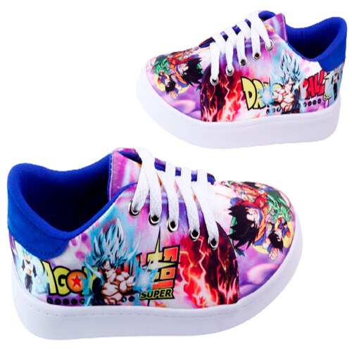 Tenis Gocku Dragon Sayayin Ball Super Anime Agujeta 460-adb.
