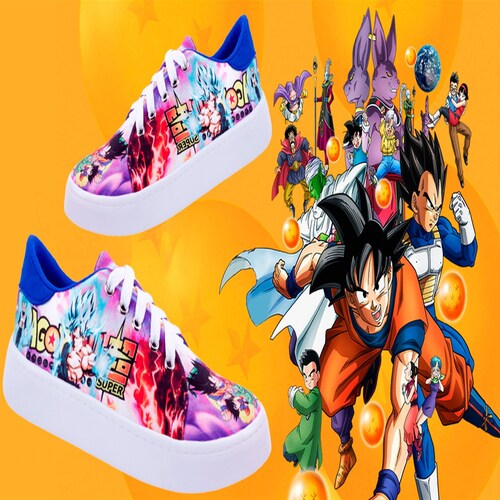 Tenis Gocku Dragon Sayayin Ball Super Anime Agujeta 460-adb.