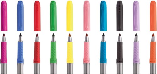 BIC Marcador Permanente Punto Fino, Marking Intensity, Surtido de Colores, 36 Piezas