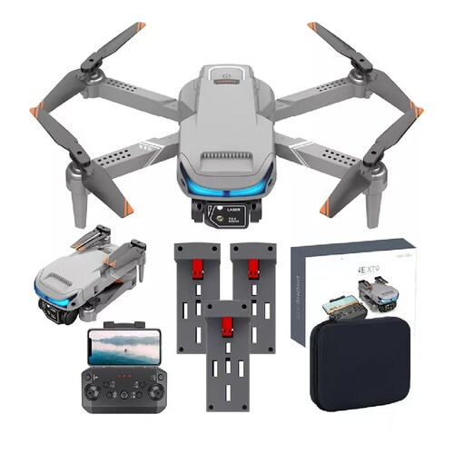 Dron A Control Remoto Axnen Xt9 Con Cámara 4k Hd, 3 Baterías