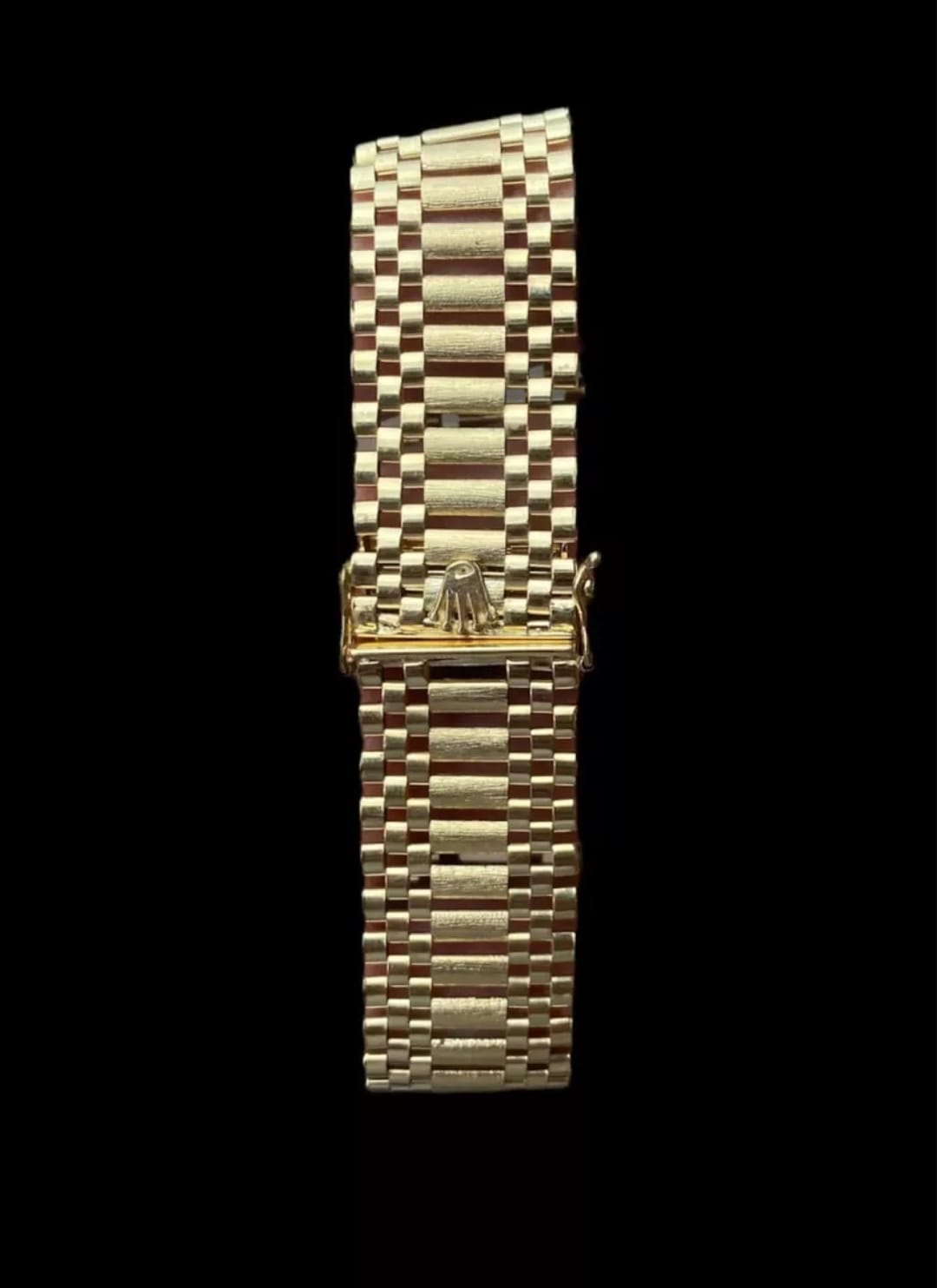 Pulsera Estilo Rolex En Oro De 14 Kilates