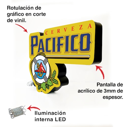 ANUNCIO LUMINOSO CERVEZA PACIFICO