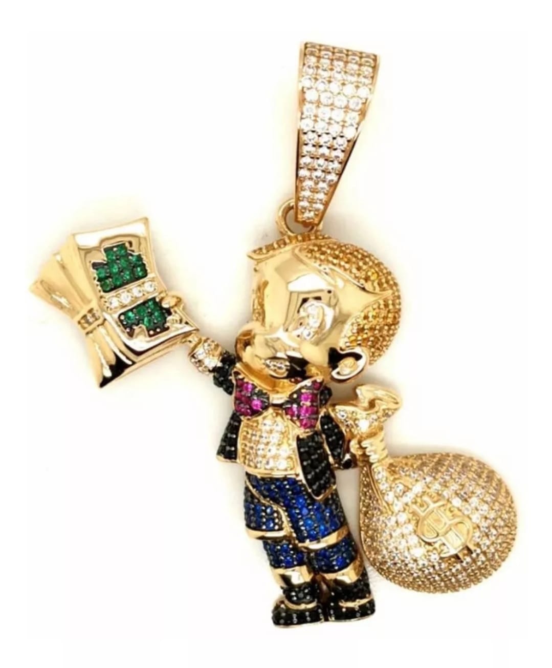 Dije De Ricky Ricon En Oro De 10 Kilates