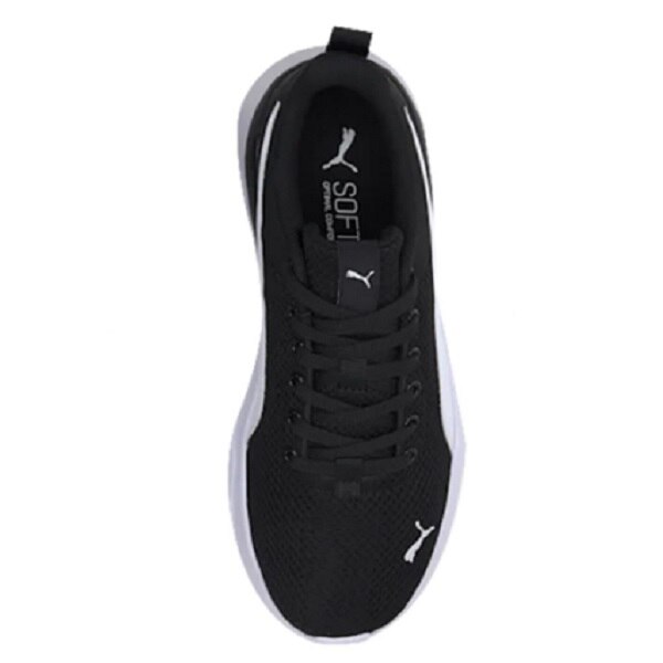 Tenis puma negro con blanco sales mujer