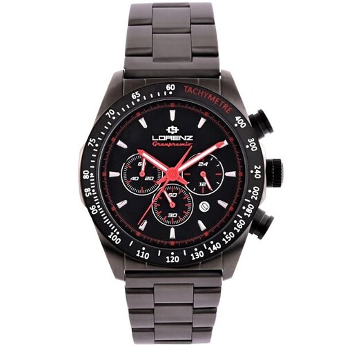 Reloj Lorenz - Granpremio Racing Car Cronógrafo - Caballero - Acero 316 L - 42mm - Made in Italy