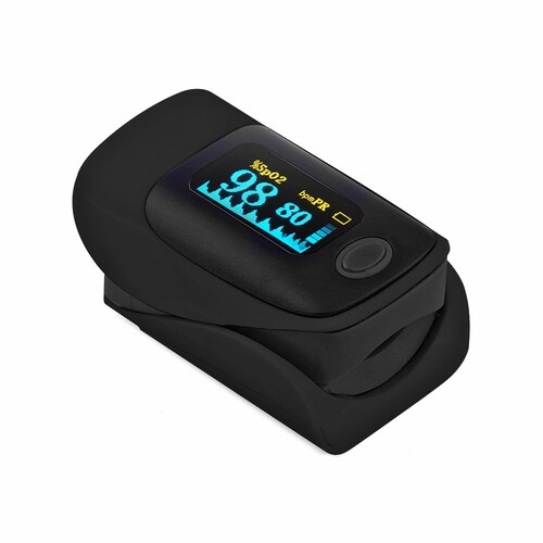 JZIKI OXIMETRO MEDIDOR DE PULSO NEGRO