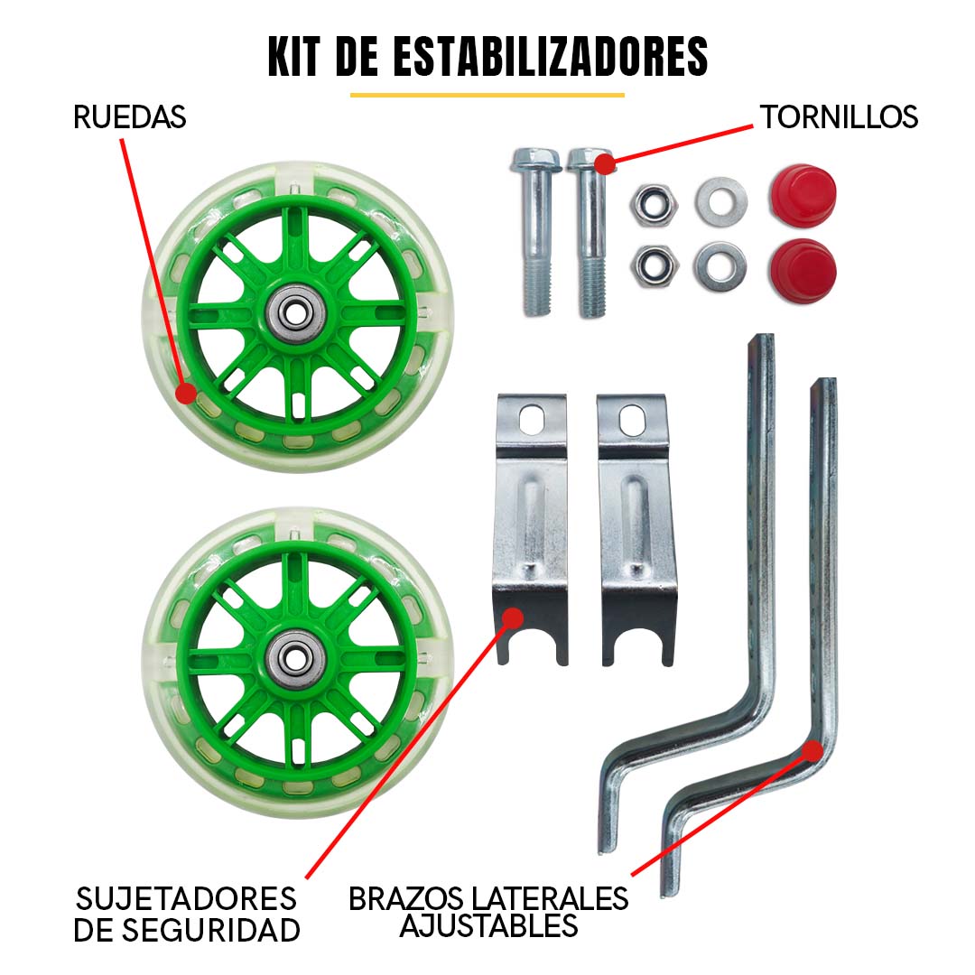 Llantas entrenadoras para orders bicicleta rodada 20