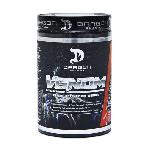 Venom Dragon Pharma (40 Serv) sabor blue razz