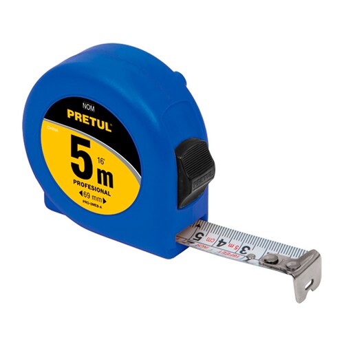 FLEXOMETRO 5 M 3/4P  21608 PRETUL 