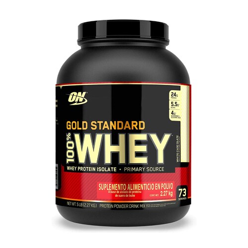 Proteina ON Optimum Nutrition Gold Standard 100% Whey 5 lbs 71 Serv.  - Fresa.
