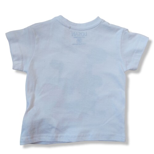 Playera blanca dinosaurio IN the OLDEN DAYS para bebé niño Losan