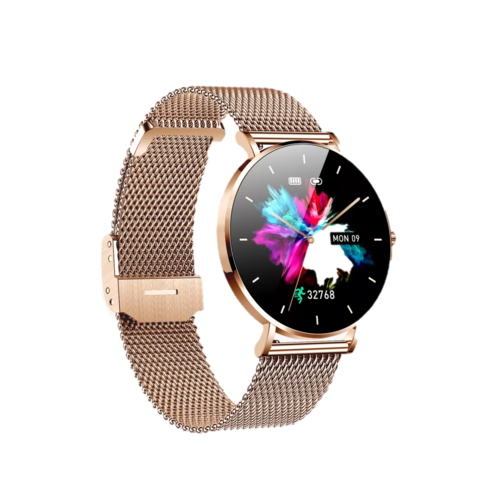 Smart Watch T8 Fralugio Para Dama 1.3´ Metal Amoled Hd 