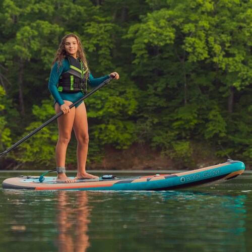 Body Glove Tabla Inflable PErformer 11pies  Toeo en 1 SUP Surf De Pie Stand Up Paddle,  Tabla Remo, Bomba electrica quilla, leash, Mochila y mas