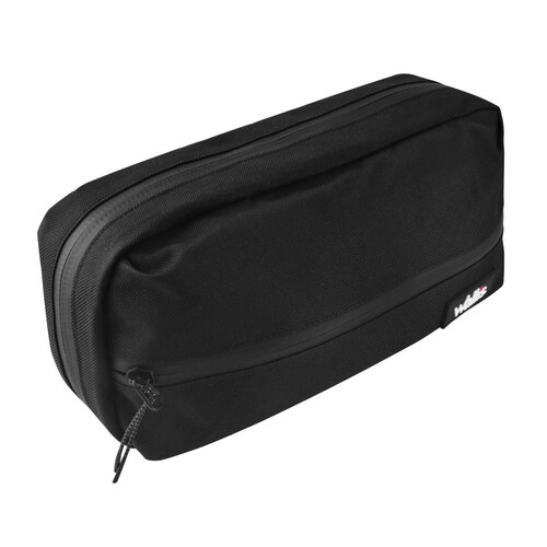 Cangurera Wallis unisex con 2 compartimientos y correa ajustable, negro.