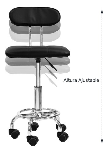 Set 2 Bancos Tabuerete Ajustable Neumatico Oficina