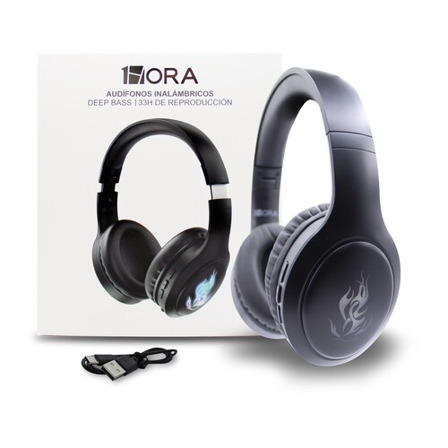 Audífonos de Diadema 1 Hora Cascos Bluetooth Aut202 .
