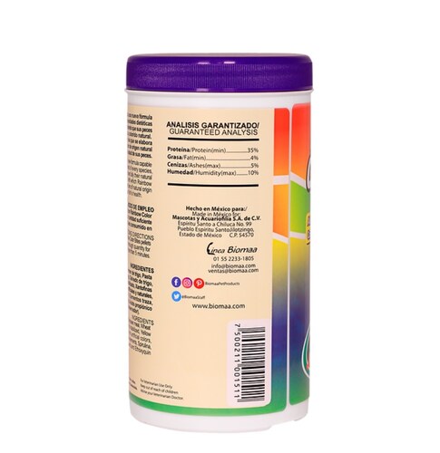 Rainbow Color Bites Alimento en Pellets para resaltar el color 500g - Biomaa