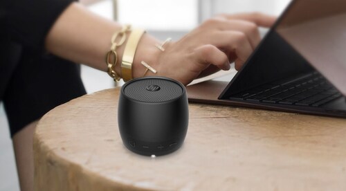 Bocina Bluetooth HP 360 Speaker, negra