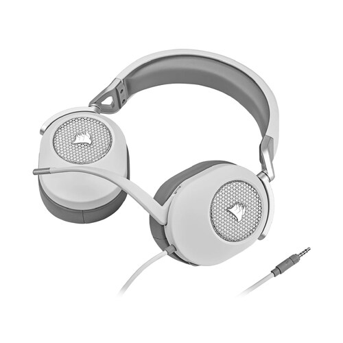 Diadema Corsair HS65 Blanco Alámbrica Surround 