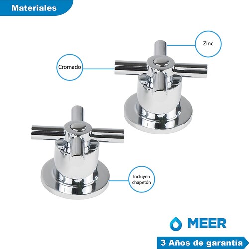 CNX Kit de Regadera con Cuello y Accesorios para Baño de Acero Inoxidable y Zinc.