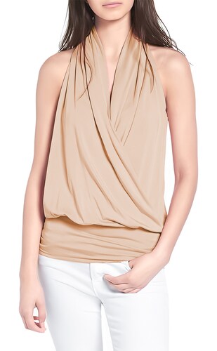 Blusa cruzada de moda casual elegante mujer dama xally 78 escote v