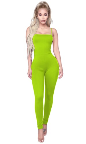 Jumper palazzo enterizo mono jumpsuit ajustado casual xally 105 escote con tirantes
