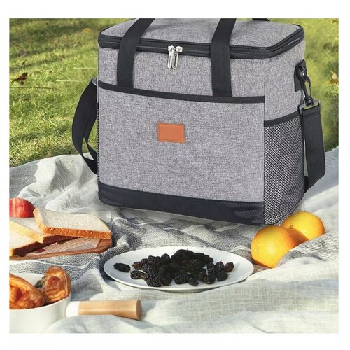 Hielera Portatil 25l Impermeable Bolsa De Aislamiento Gris