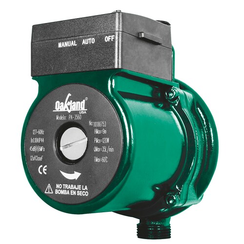 Bomba Presurizadora 3/4" 35 Lpm 120w Presion Bajo Demanda