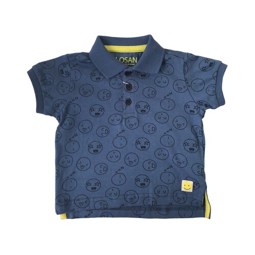 Playera tipo polo para bebé niño Losan.
