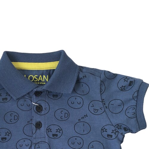 Playera tipo polo para bebé niño Losan.