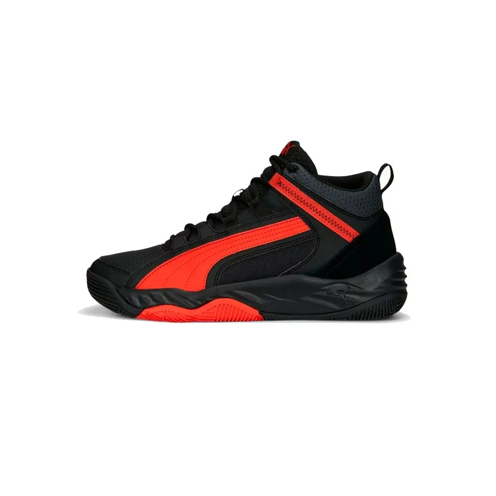 Tenis Bota Puma Rebound Future Negro Rojo de Caballero Original