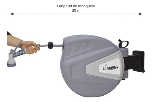 Manguera Carrete Automatico Retractil 30 M