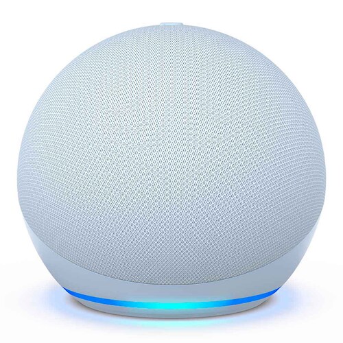 Alexa Amazon C4E8S3 Echo Dot 5TA Genración  con Reloj Blanca   