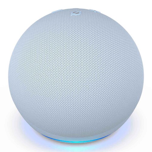 Alexa Amazon C4E8S3 Echo Dot 5TA Genración  con Reloj Blanca   