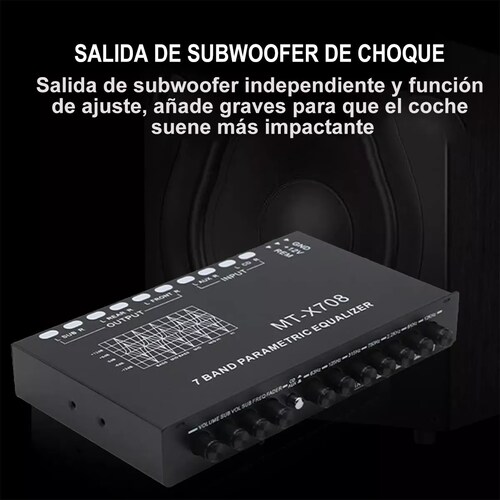 Ecualizador De 7 Bandas Con Epicenter Bass Audiocontrol