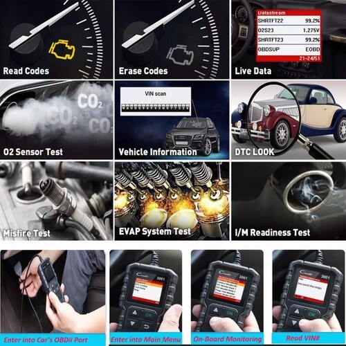 Escaner Automotriz Obd2 Multimarca Motor