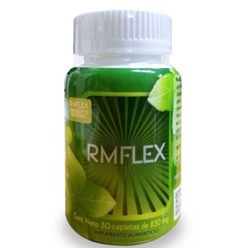 3 Frascos RMFLEX original 30 capletas 850mg.