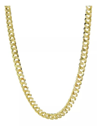 Hermosa Cadena Barbada En Oro De 10 Kilates + Regalo