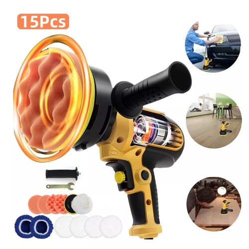 Juego Pulidora Eléctrica Para Coche 700w 110v 14 Piezas