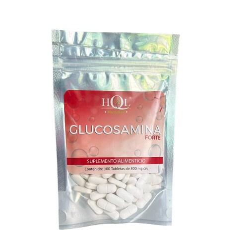 GLUCOSAMINA 100 TABLETAS 800MG HQL