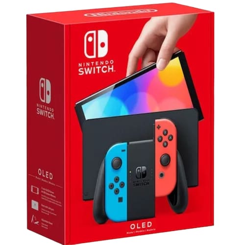 Consola de video juegos Nintendo Switch  OLED 64GB Standar Neon