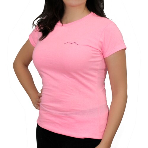 Playera Rosa KON TIKI para Mujer, Outdoor y Casual Manga Corta Cuitzmala-PK