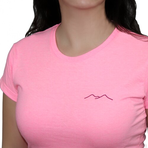 Playera Rosa KON TIKI para Mujer, Outdoor y Casual Manga Corta Cuitzmala-PK