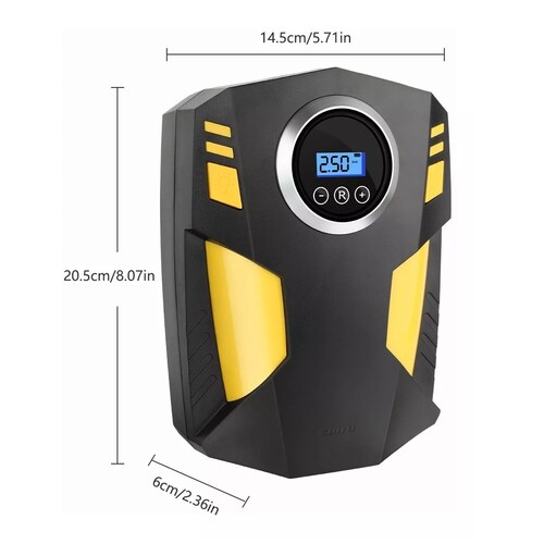 Compresor De Aire Inflador Llantas Bomba Portátil 12v 150psi